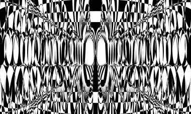 Beyaz arkaplanda cadılar bayramı için siyah gizemli desenler