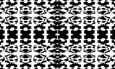 Operasyon sanatında siyah desen soyut ve modern yaratıcı konsept