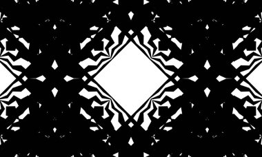 Operasyon sanatının siyah yaratıcı modeli çarpıtılmış ve özgün