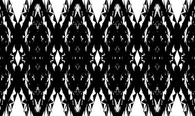 Siyah desenli çarpıtma tasarım için bir optik yanılsama orjinal duvar kağıdı yaratır