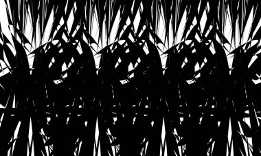 Operasyon sanatındaki siyah desen göz yanılsamasını büyülüyor yaratıcı tasarım