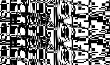 Modern tarzda gizemli siyah beyaz duvar kağıdı.