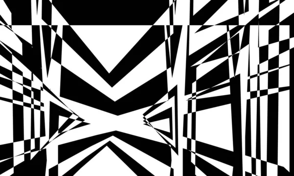 Чорний Візерунок Дизайну Оптичною Ілюзією Загадкова Обкладинка Книги — стоковий вектор