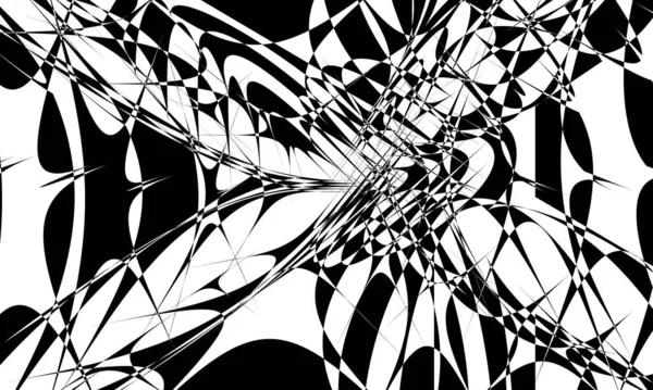 Abstracto Negro Patrones Textura Arte Estilo — Vector de stock