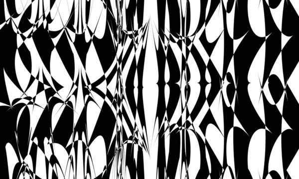 Mystische Schwarz Weiß Tapete Mit Bezauberndem Muster Für Modernes Design — Stockvektor