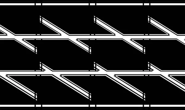 Ondulando Papel Parede Preto Branco Para Design Encantador Conceito Ilusão —  Vetores de Stock