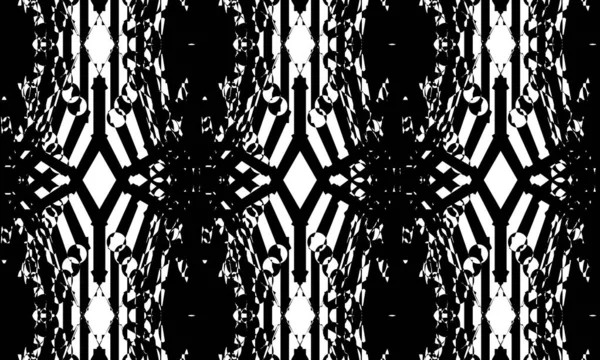 Optik illüzyonlu mistik siyah desenler