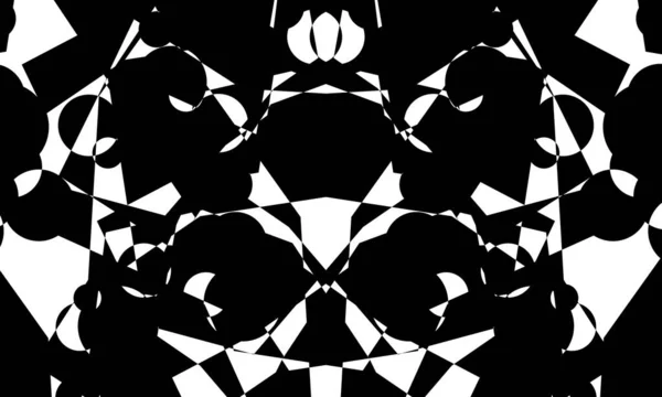 Originální Černé Vzory Pro Design Hypnotizující Optickou Iluzi — Stockový vektor