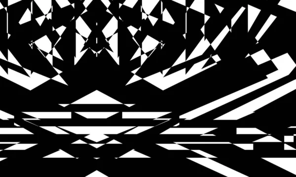 オリジナルブラックパターンは デザインのためのユニークなモノクロ壁紙を作成 — ストックベクタ