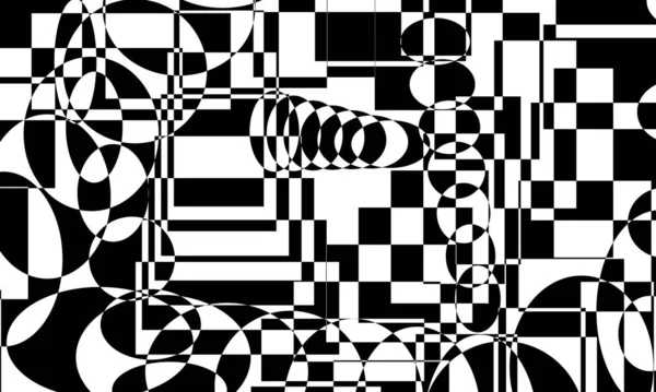 白を基調としたOpアートのような凹凸のあるオリジナルパターン — ストックベクタ