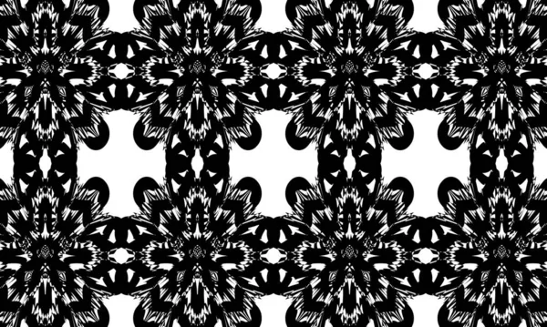 Motifs Noirs Dans Style Art Sur Fond Blanc Design Moderne — Image vectorielle