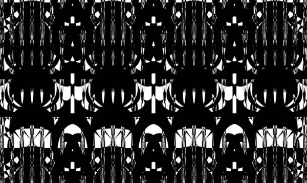 Таємничий Чорний Візерунок Стилі Art Зачаровує Шпалери Сучасного Дизайну — стоковий вектор
