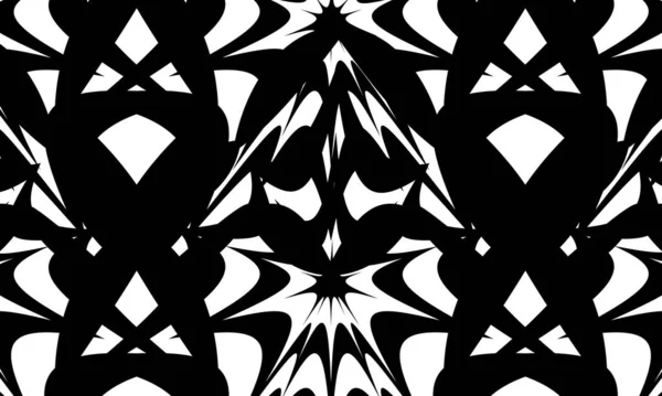 Original Black Pattern Style Art White Background — Stock Vector