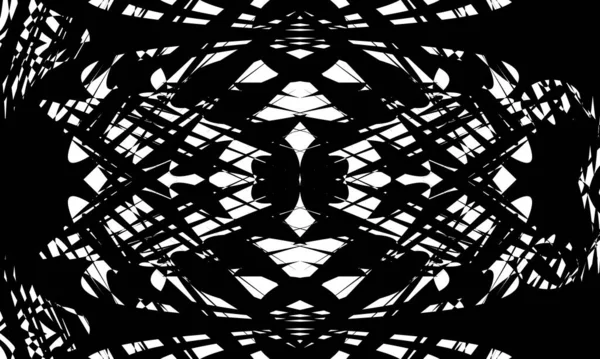Operasyon sanatındaki siyah desen göz yanılsamasını büyülüyor yaratıcı tasarım