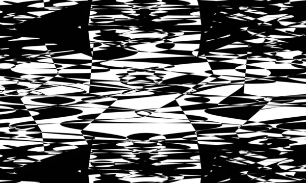 モダンなスタイルで黒のアートパターン デザインのためのモノクロ壁紙 — ストックベクタ