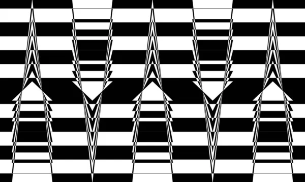 Чорний Візерунок Білому Тлі Сучасні Шпалери Дизайну Стильне Мистецтво — стоковий вектор