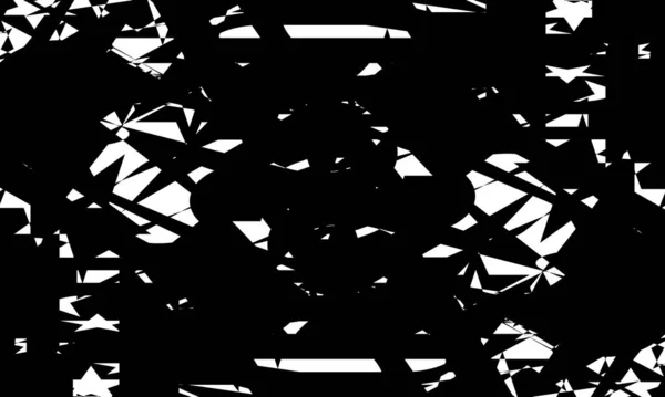 Dynamic Black Patterns Style Art Unique Beautiful — Stock Vector