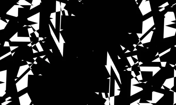 白を基調としたオプ アートスタイルのブラック パターン現代的なデザインコンセプト — ストックベクタ