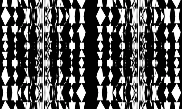 Black Repeating Patterns Art Style Monochrome Wallpaper Modern Design — Stock Vector