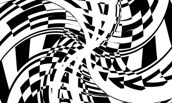 Чорний Візерунок Стилі Art Білому Тлі — стоковий вектор
