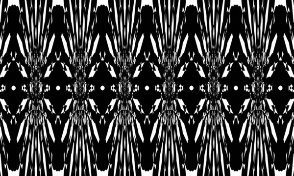 神秘的で神秘的な黒のパターン現代的なデザインのためのダークモノクロームの壁紙ハロウィーンのコンセプト — ストックベクタ