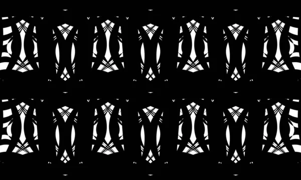 Originelle Schwarze Muster Für Faszinierende Optische Täuschung — Stockvektor