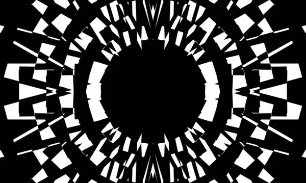 Schwarzes Muster Auf Weißem Hintergrund Moderne Tapete Für Design Stilvolle — Stockvektor