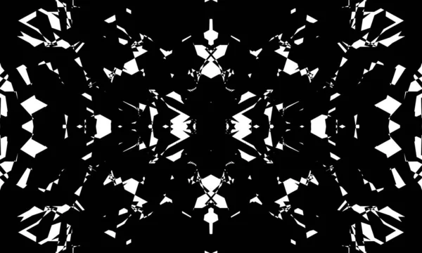 Czarne Wzory Iluzją Optyczną Niesamowite Art — Wektor stockowy