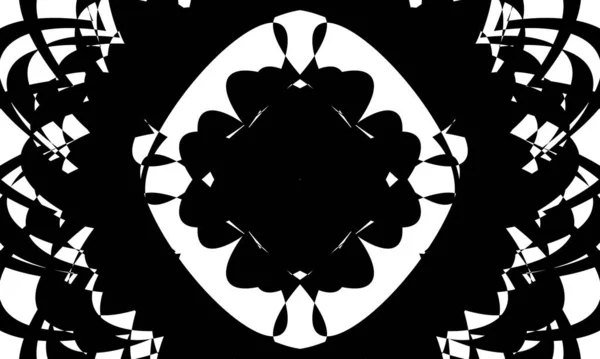 創造的なデザインのための元の黒のOp Artパターン — ストックベクタ