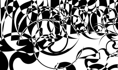 Orijinal op-art yineleme kalıpları modern tasarımlar için inanılmaz duvar kağıtları oluşturur