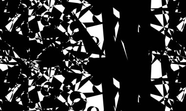 Siyah Gizemli Şablon Operasyon Sanatı Modern Tasarım