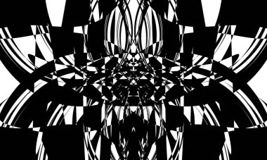 tasarım için modern ve şık desenler monokrom duvar kağıdı