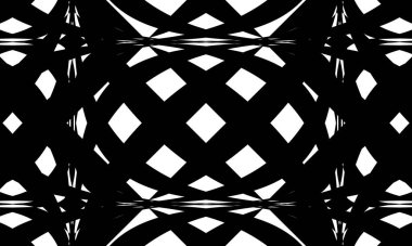 Operasyon sanatının tarzında, beyaz arkaplan duvar kağıdındaki bozuk siyah desen