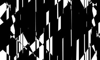 Operasyon sanatının tarzında, beyaz arkaplan duvar kağıdındaki bozuk siyah desen