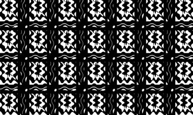Benzersiz desenler Siyah beyaz tasarım