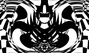 op sanat esrarengiz duvar kağıdı üzerinde mistik siyah desenler