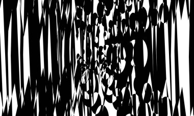 Esrarengiz siyah op-art desenler büyüleyici optik illüzyonlar