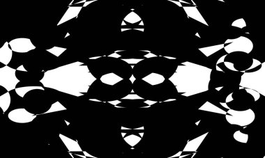 Beyaz zemin üzerinde operasyon sanatı biçiminde düzensiz bir yüzeye sahip orijinal desen