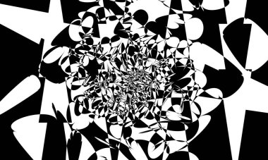 Tasarım için soyut siyah beyaz duvar kağıdı