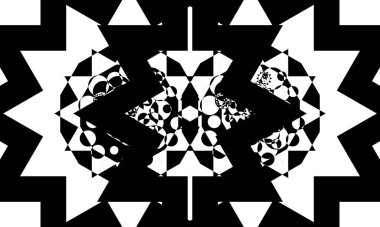 tasarım için siyah ve beyaz duvar kağıdı orijinal optik illüzyon