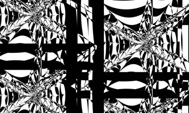 Modern tasarım için siyah ve beyaz soyut arkaplan