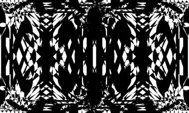 bükülme efektli siyah dinamik desen eşsiz optik illüzyon