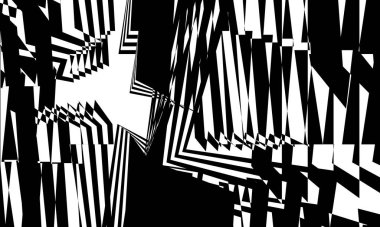 monokrom duvar kağıdı op sanat stili orijinal tasarım konsepti