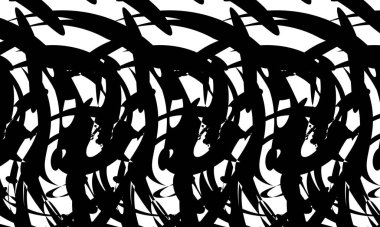 Esrarengiz siyah desen dokusu modern tasarıma yakın.