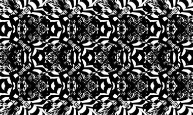 Modern tasarım için siyah beyaz duvar kağıdı