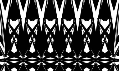 yaratıcı optik illüzyon beyaz arkaplanda orijinal siyah desenler