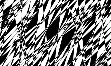 Beyaz arka planda mistik siyah desenler orijinal operasyon sanatı