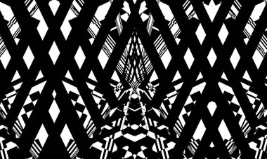 Beyaz arkaplanda operasyon sanatının siyah deseni