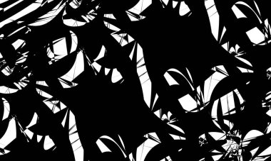 Cadılar Bayramı Operasyonu için siyah esrarengiz desen orijinal tasarım