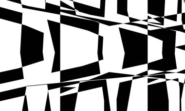 Optik illüzyonlu mistik siyah desenler